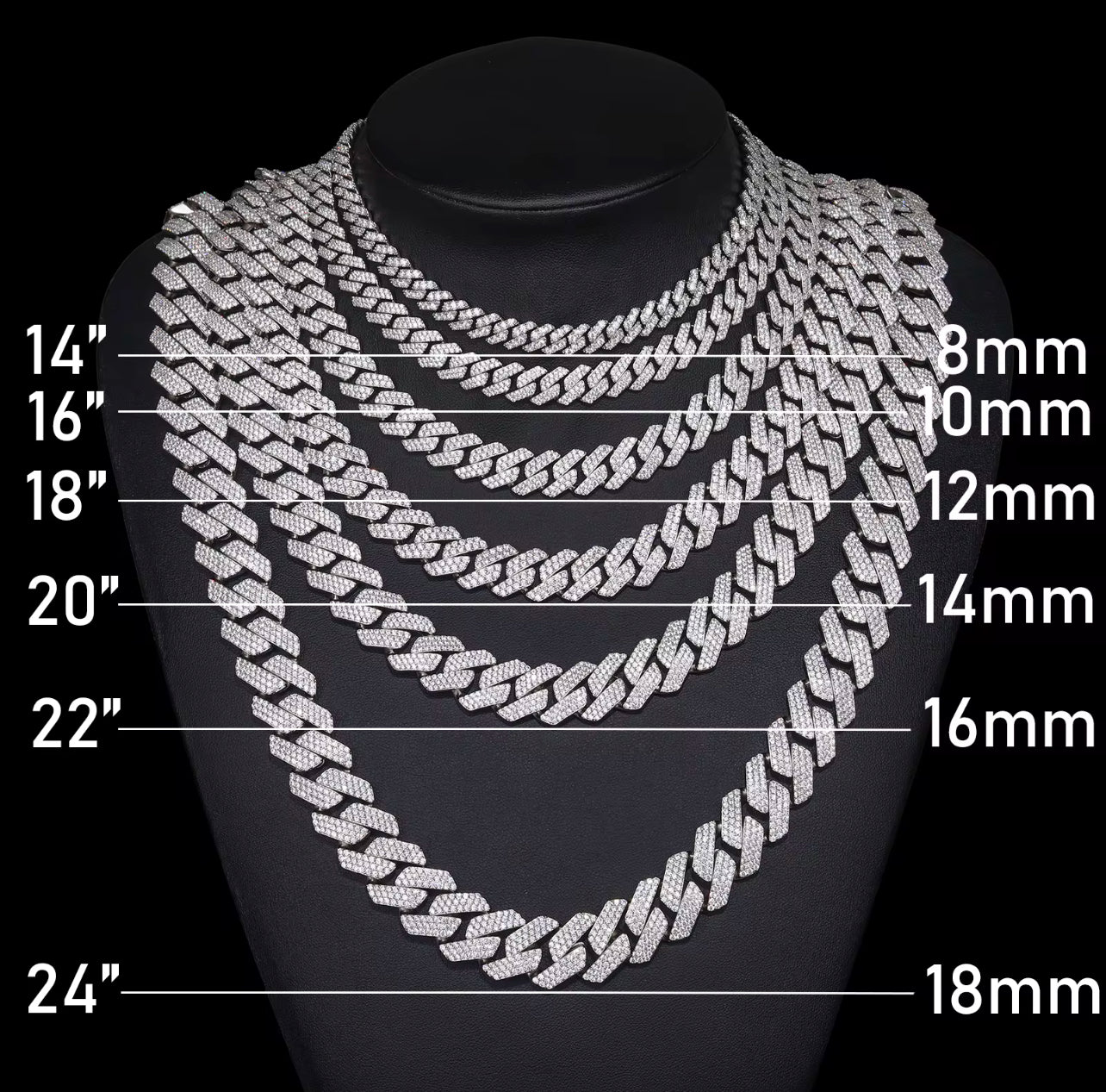 Cuban Chain VVS lab stones