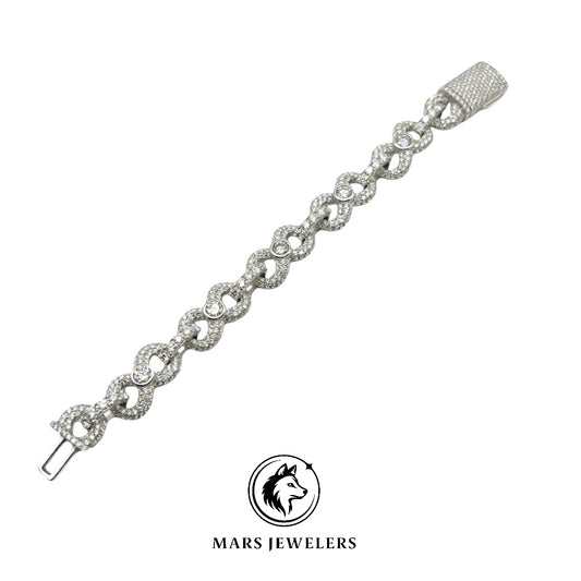 13mm Infinity Link Bracelet